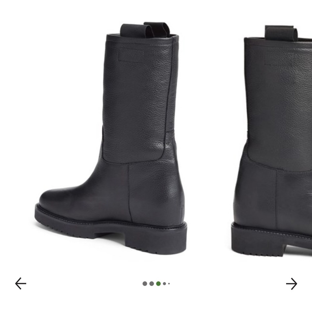 Euc Shearling Lined Leather Boot - image 3